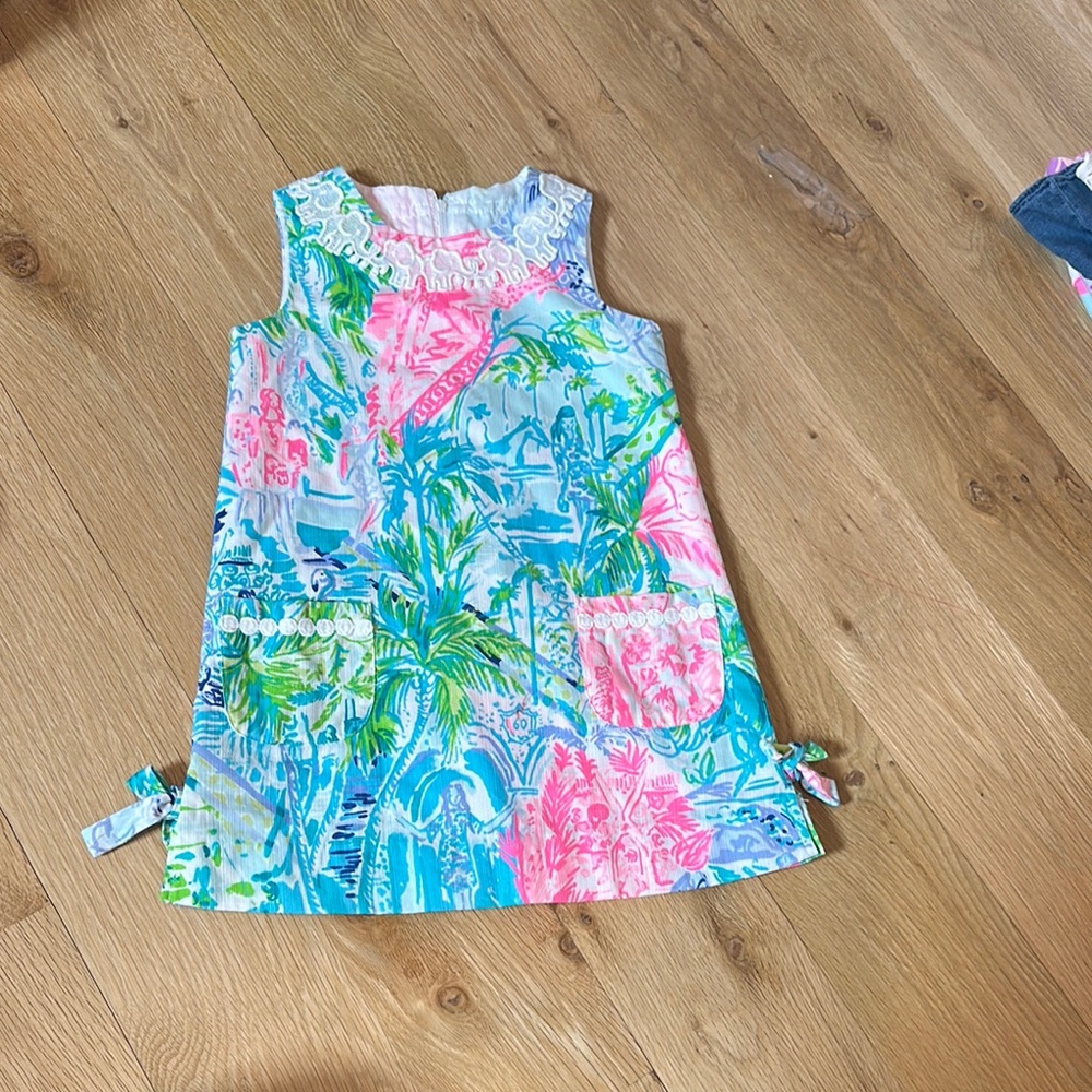 Colorful Sleeveless Dress with Lace Detail